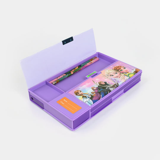 Multi-Compartment Magnetic Jumbo Pencil Box