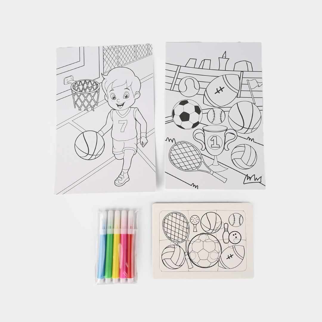 DIY Coloring &amp; Craft Activity Kit
