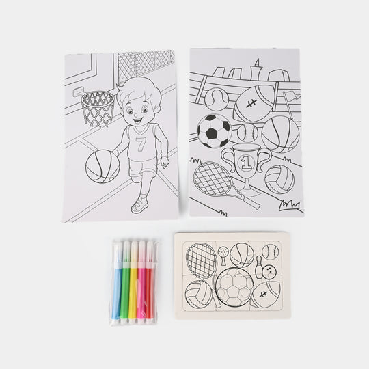 DIY Coloring &amp; Craft Activity Kit