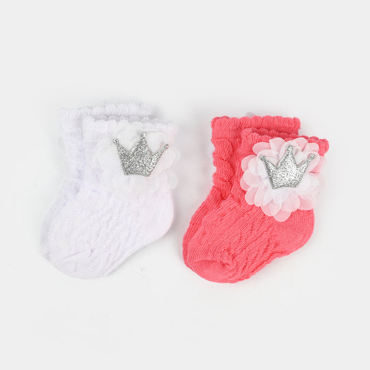 Infant Baby Socks 0-6M+ | 2Pairs