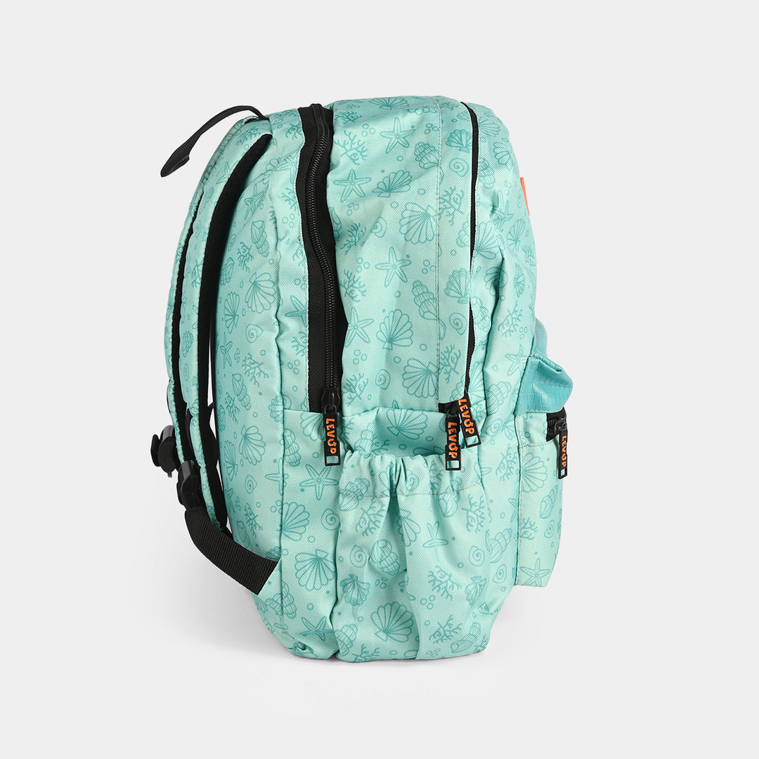 LEVUP 15" Rexine Flap Backpack | Grade KG