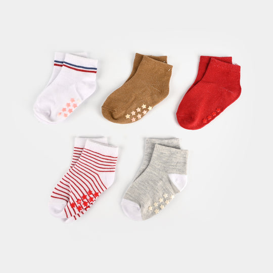5 Pair Baby Socks 3Pcs | 2-4M
