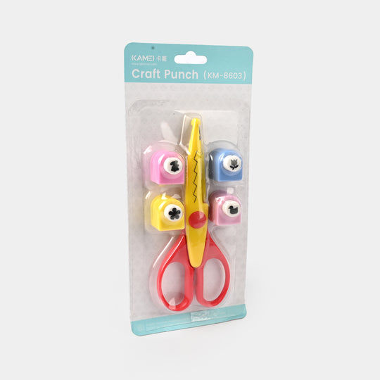 Paper Craft Shape Punch Set – Decorative Punches With Scissors