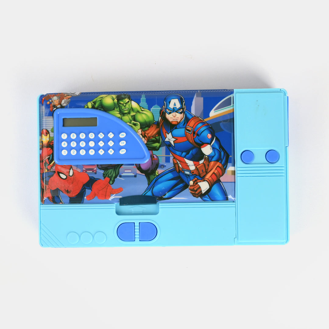 Multi-Compartment Magnetic Jumbo Pencil Box