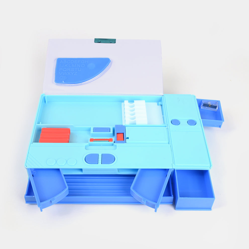 Multi-Compartment Magnetic Jumbo Pencil Box