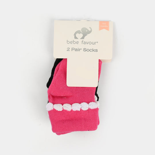 Infant Baby Socks 0-6M+ | 2Pairs