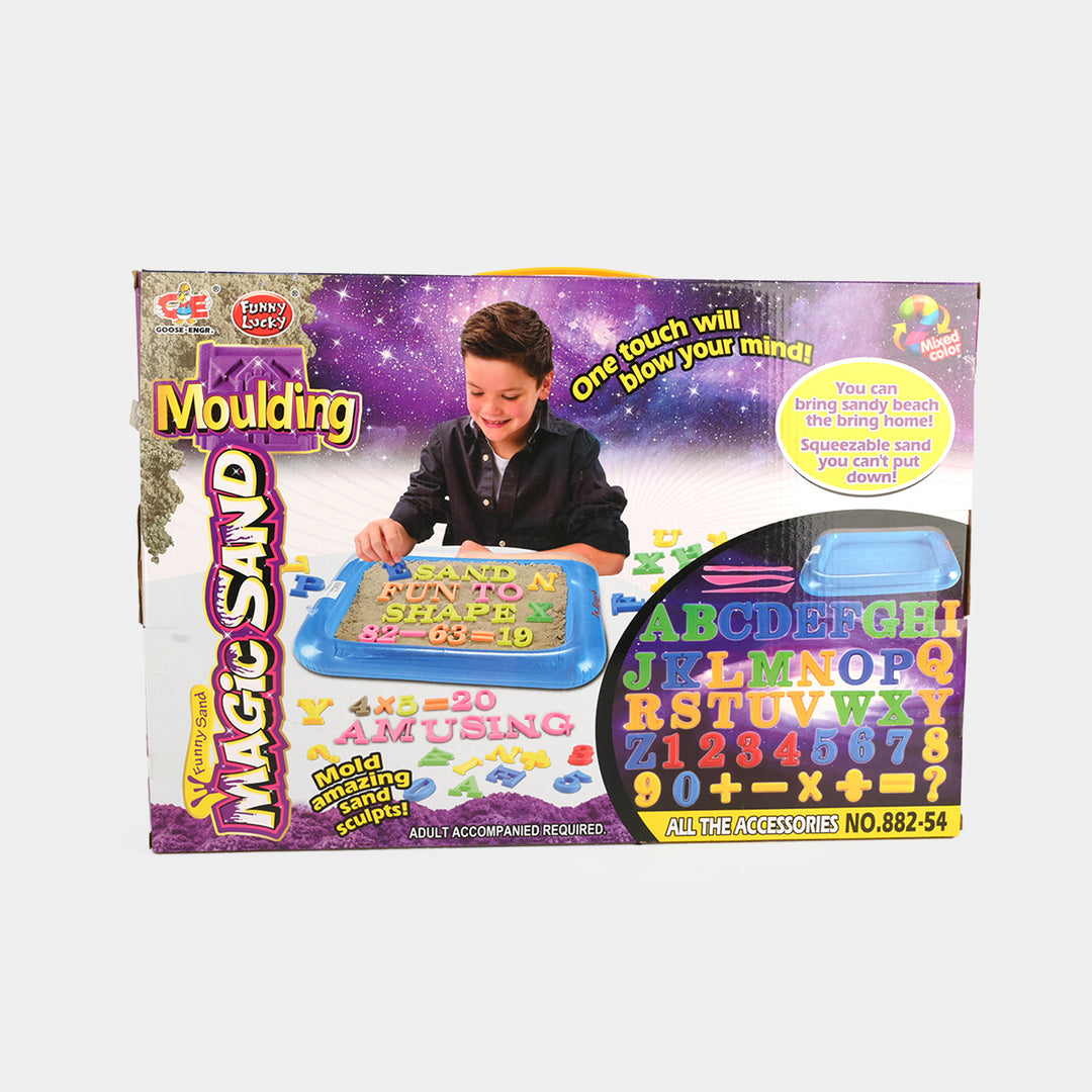 Funny Sand Magic Sand Alphabet & Numbers Molding Playset