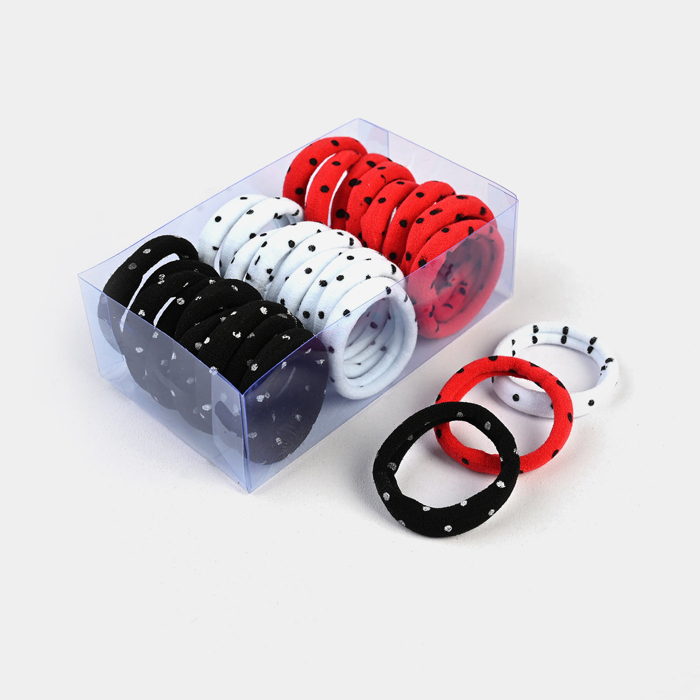 Girls Multicolor Hair Ties/Pony Set