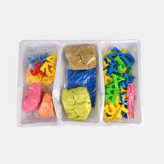 Funny Sand Magic Sand Alphabet & Numbers Molding Playset
