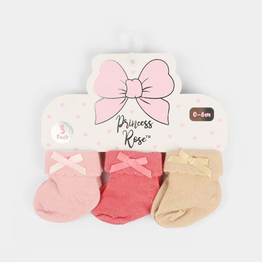 Baby Socks 3Pcs | 0-6M