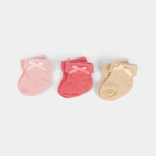 Baby Socks 3Pcs | 0-6M
