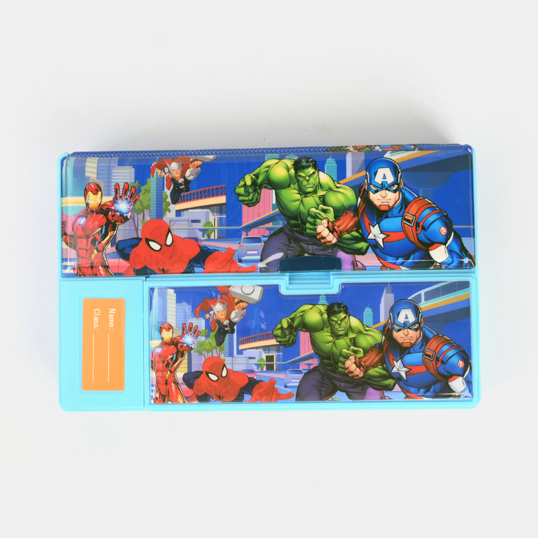 Multi-Compartment Magnetic Jumbo Pencil Box