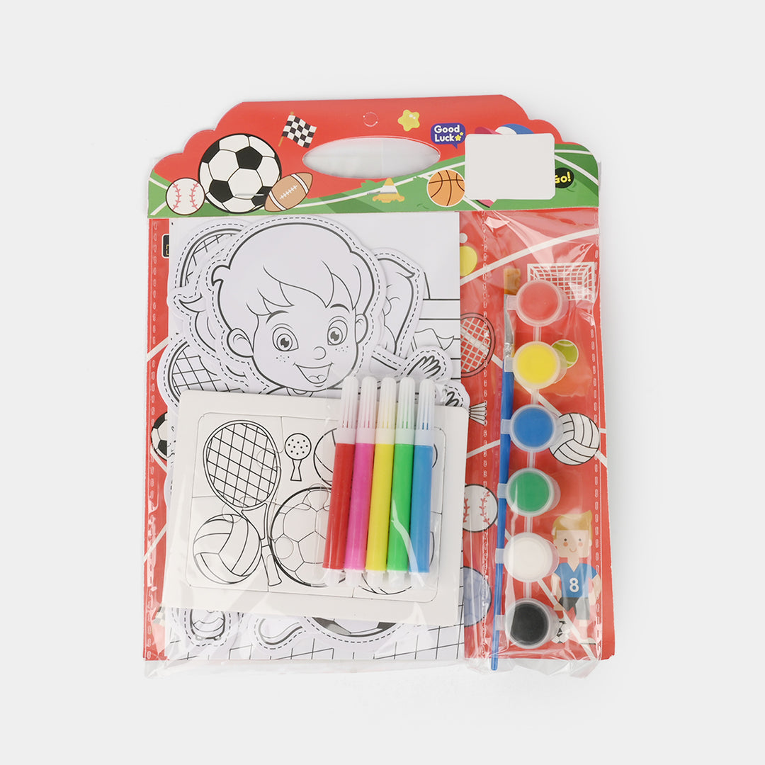 DIY Painting & Coloring Activity Craft Kit