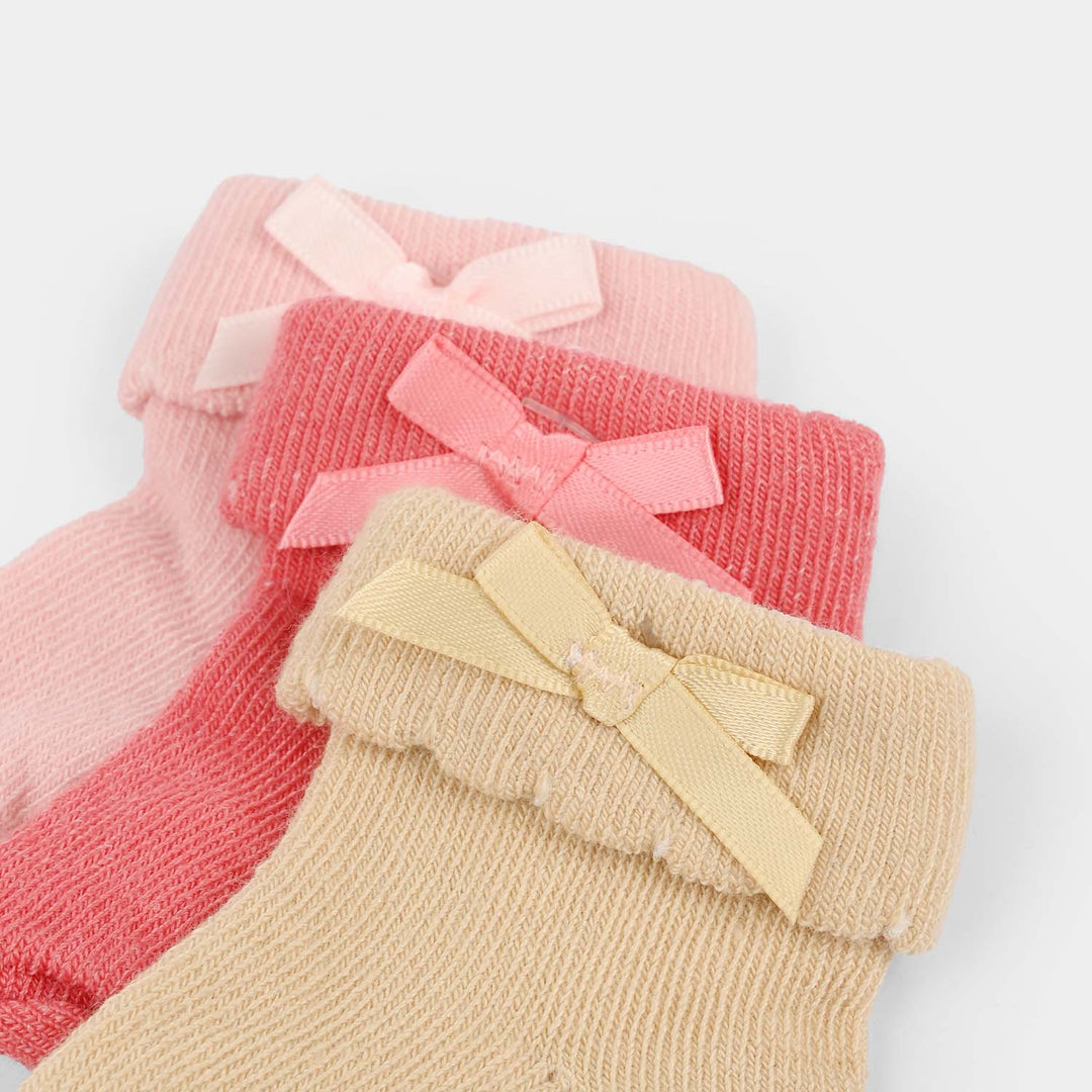 Baby Socks 3Pcs | 0-6M