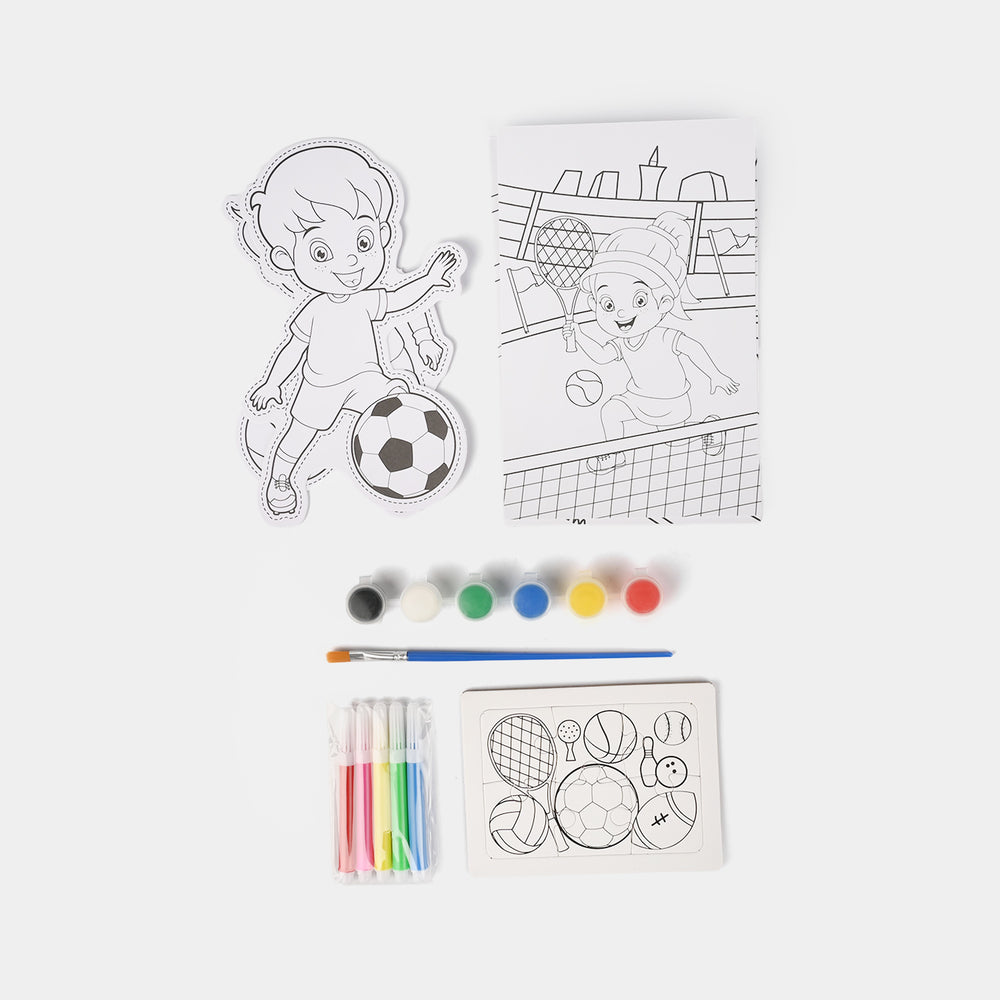 DIY Painting & Coloring Activity Craft Kit