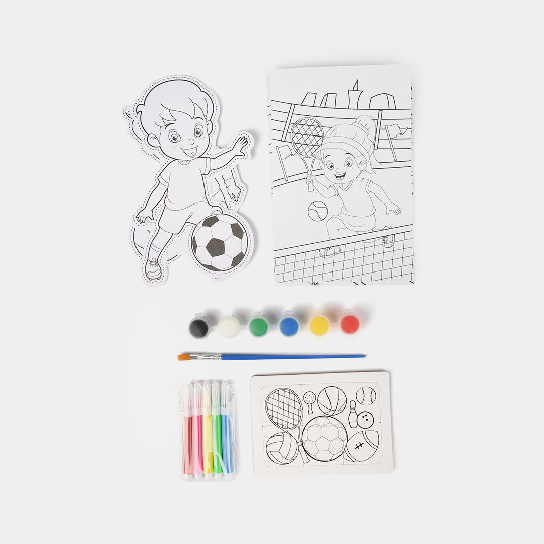 DIY Painting & Coloring Activity Craft Kit