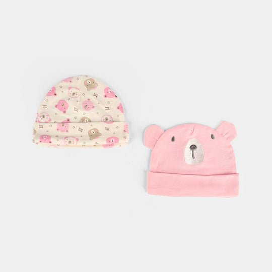 2Pcs Cap & 3Pcs Mitten Set