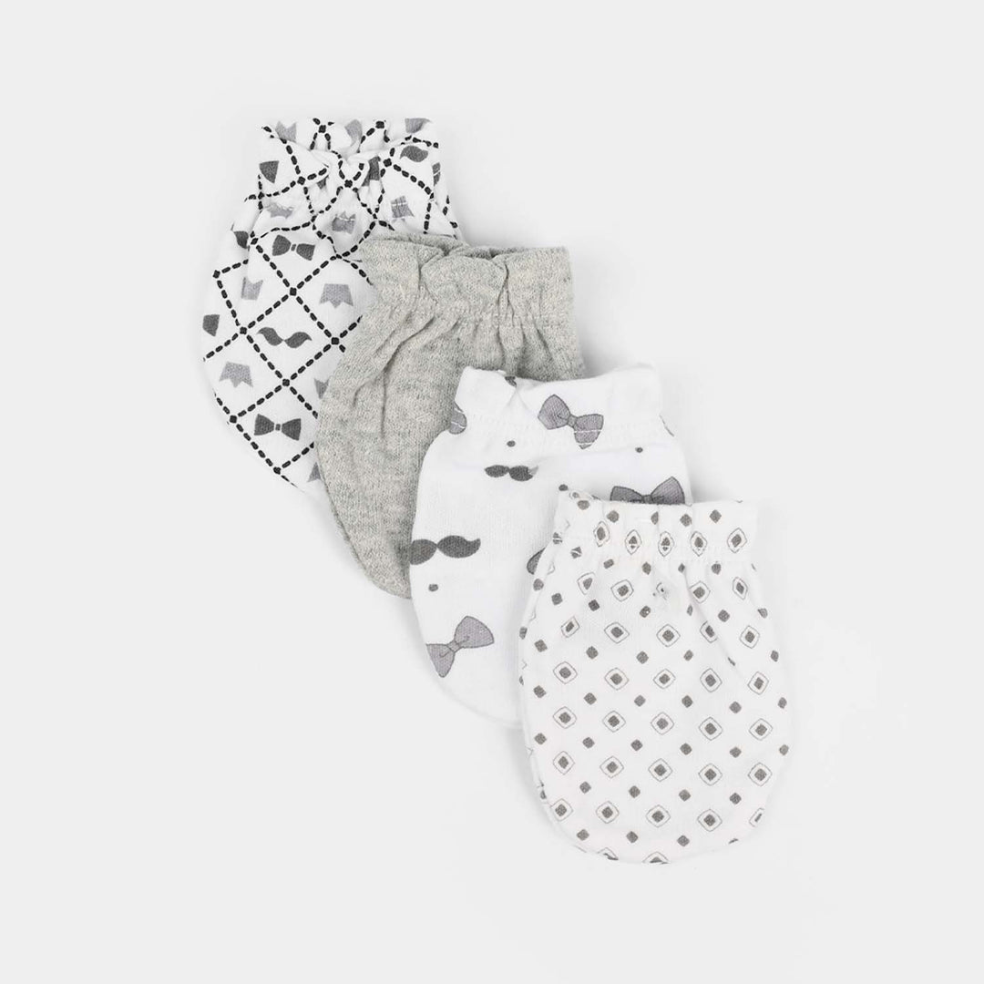 4-Pack Newborn Baby Scratch Mittens