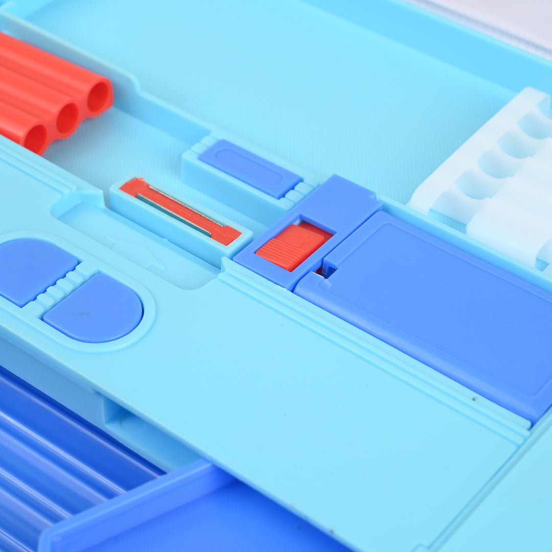Multi-Compartment Magnetic Jumbo Pencil Box