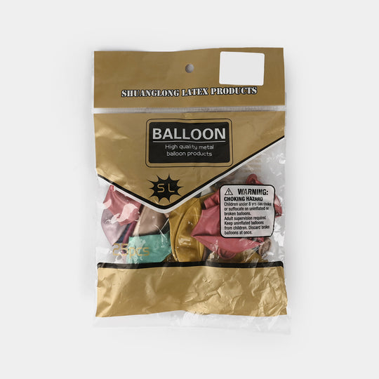 Metallic Latex Balloons Pack
