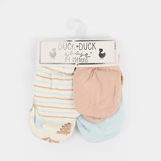 4-Pack Newborn Baby Scratch Mittens