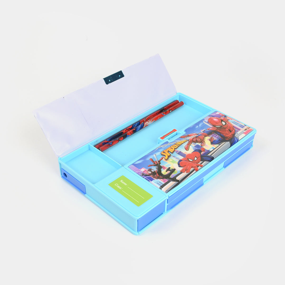 Multi-Compartment Magnetic Jumbo Pencil Box