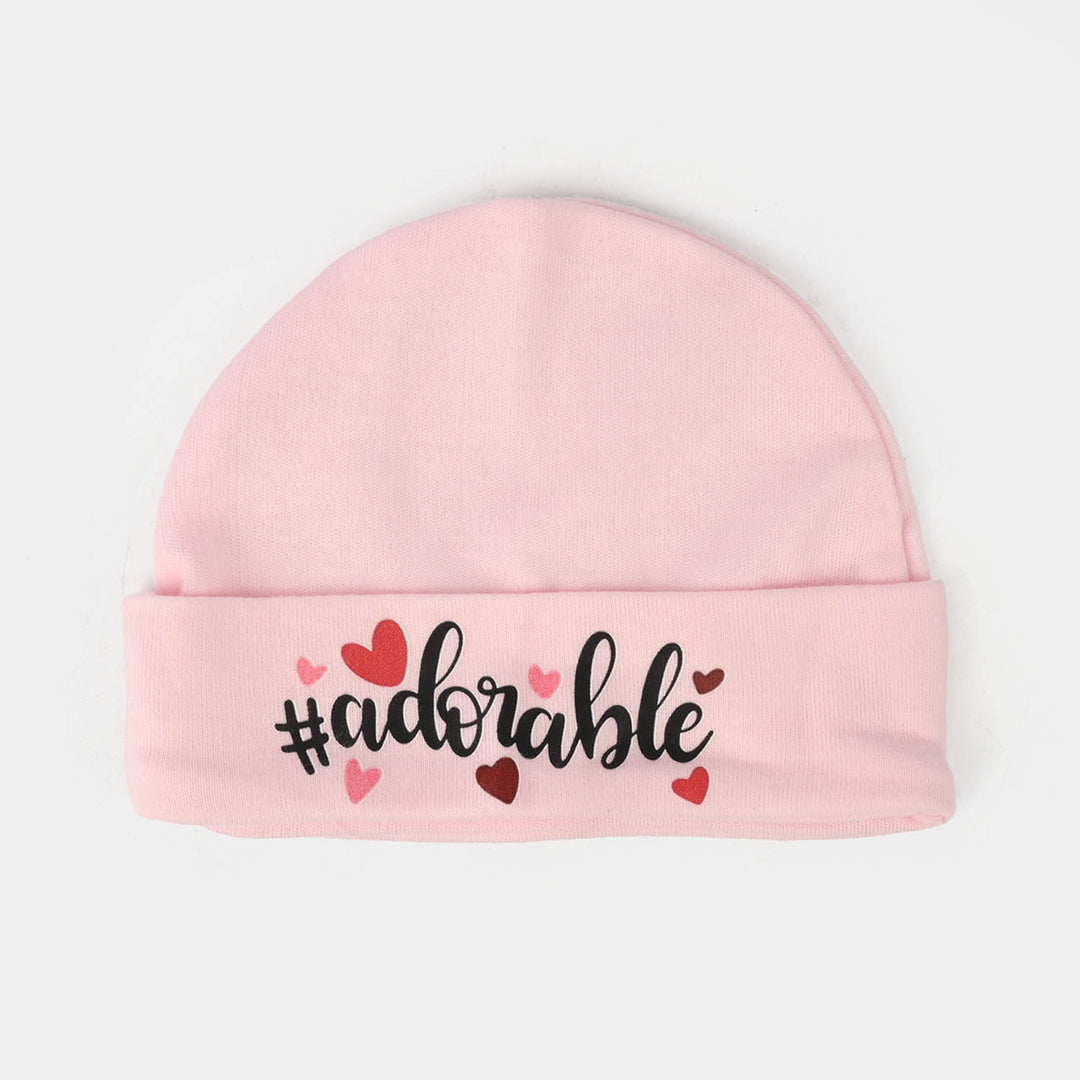 Pack OF 3 Infant Cotton Cap Set