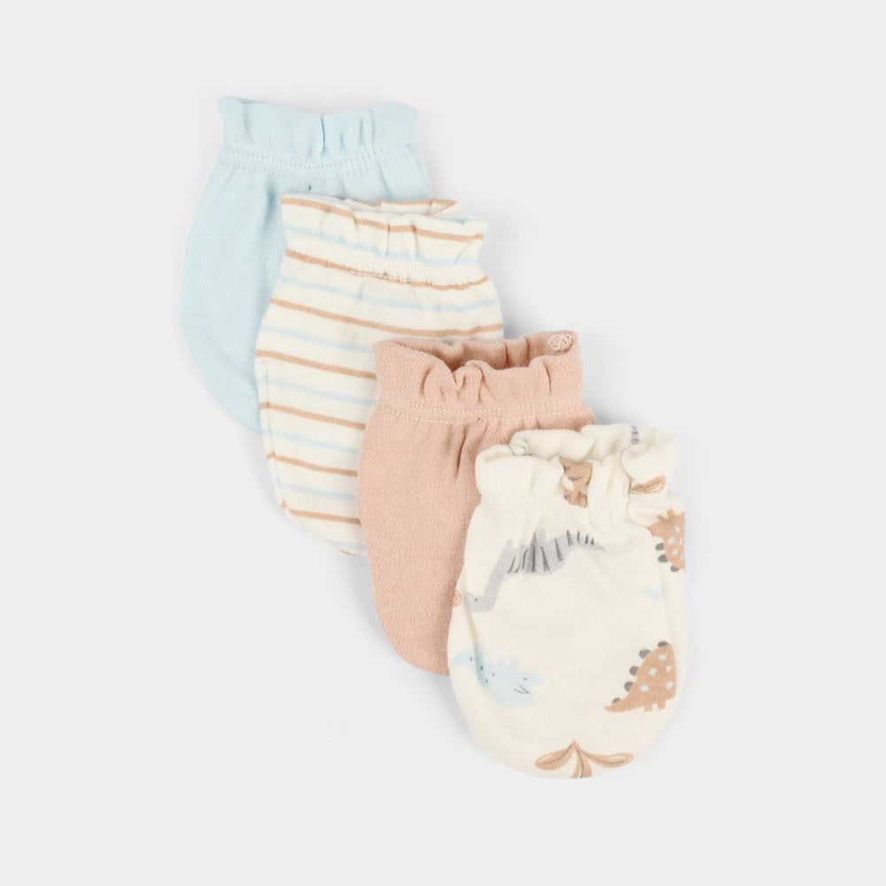 4-Pack Newborn Baby Scratch Mittens