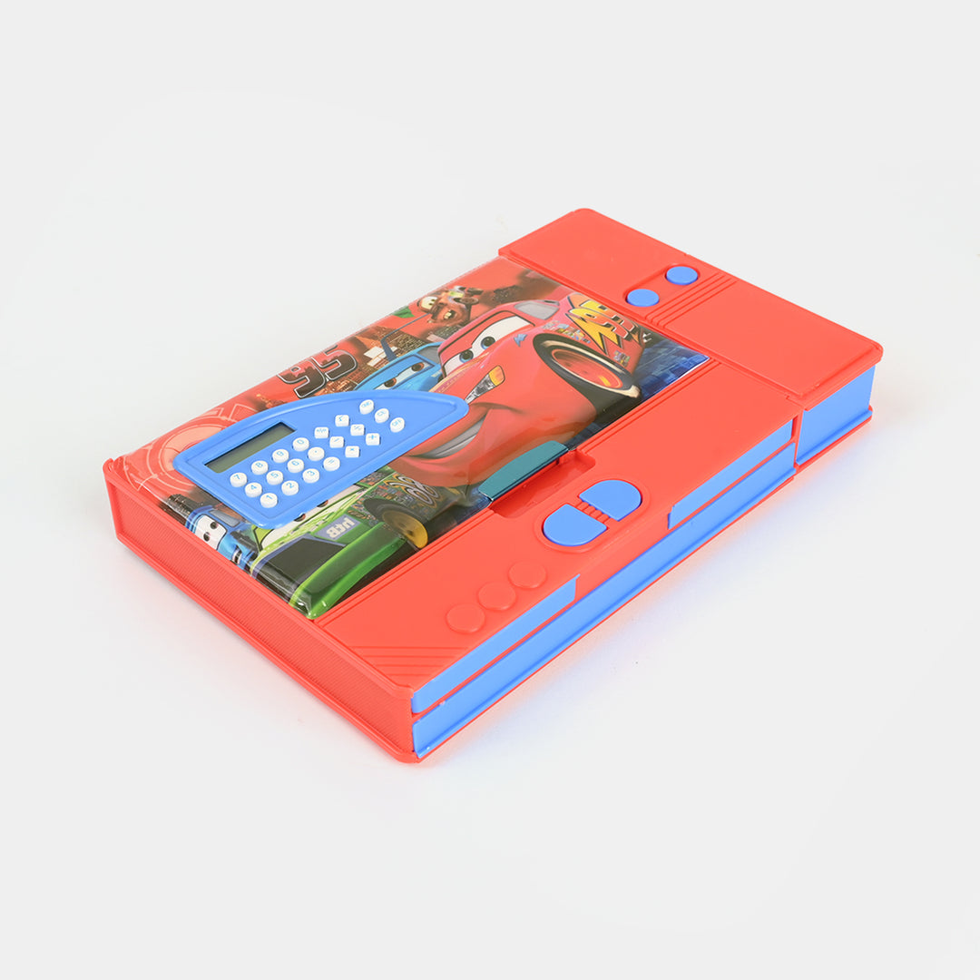 Multi-Compartment Magnetic Jumbo Pencil Box