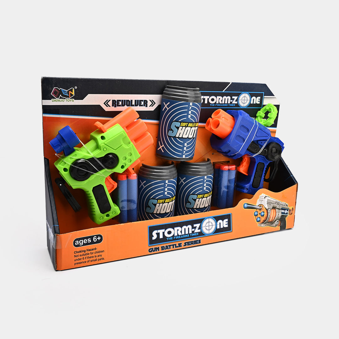 Eva Soft Bullet Target Toy with Target Cans