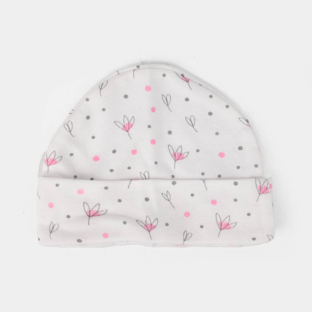 Pack OF 3 Infant Cotton Cap Set