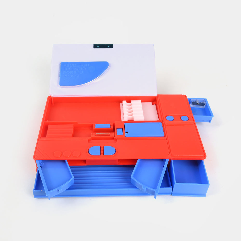 Multi-Compartment Magnetic Jumbo Pencil Box