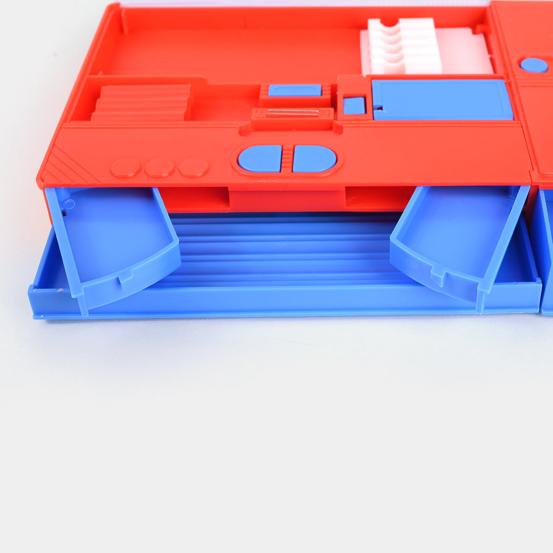 Multi-Compartment Magnetic Jumbo Pencil Box