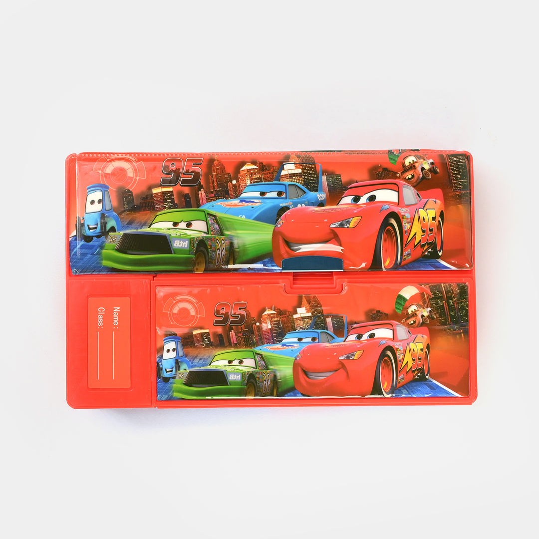 Multi-Compartment Magnetic Jumbo Pencil Box
