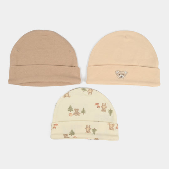 Pack OF 3 Baby Cap/Hat Set