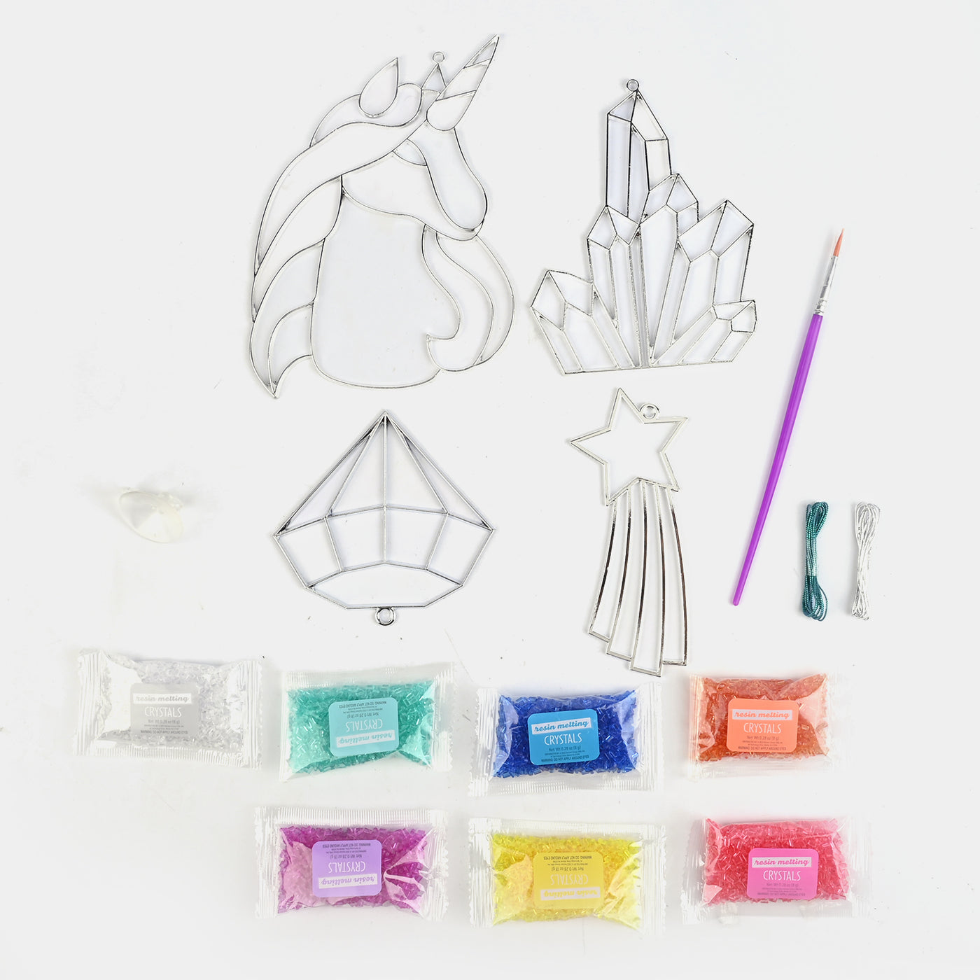 Rainbow Light Catchers Crystal Window Art Kit