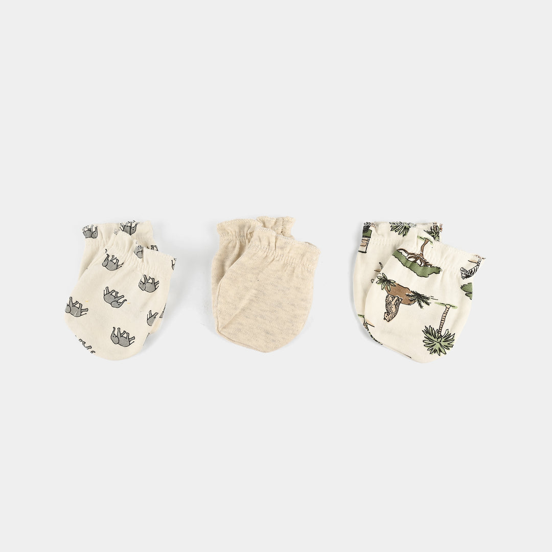5Pcs Cap & 3Pcs Mitten Set