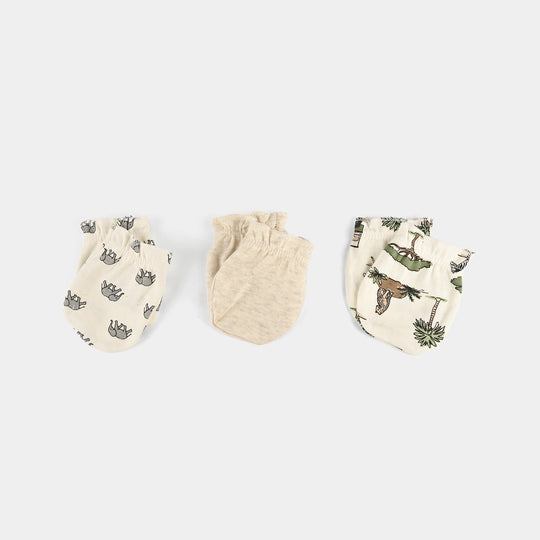 5Pcs Cap & 3Pcs Mitten Set