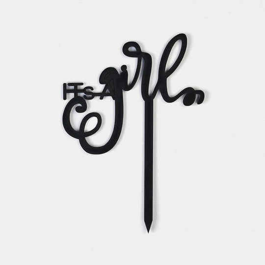 HBD Wood Cake Topper