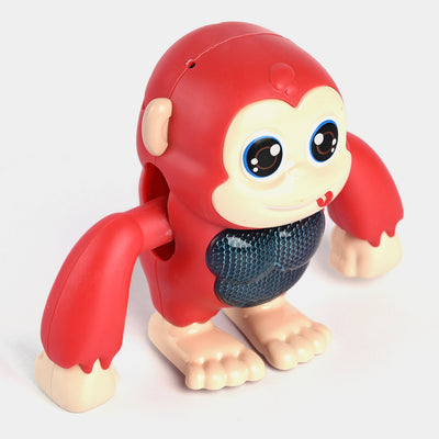 Electronic Monkey Crawling With Light & Sound Toy Kids