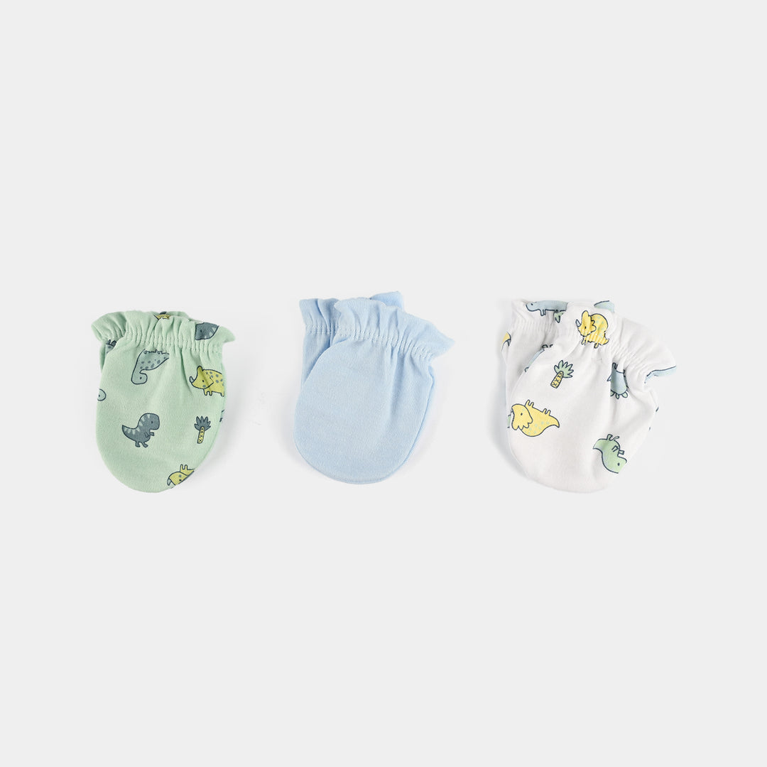 2Pcs Cap & 3Pcs Mitten Set
