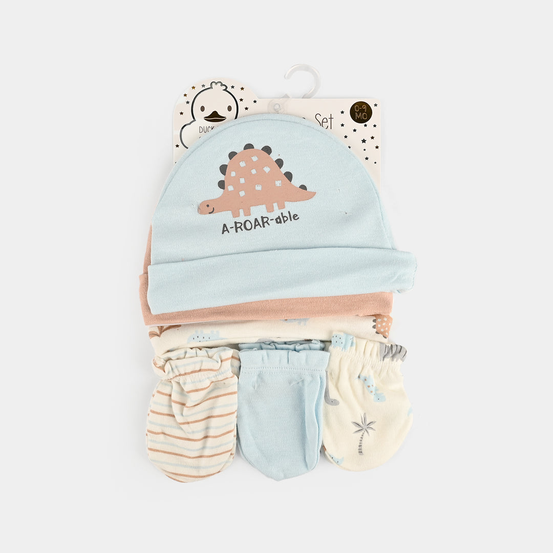 Baby Cap & Mitten Pack Of 6