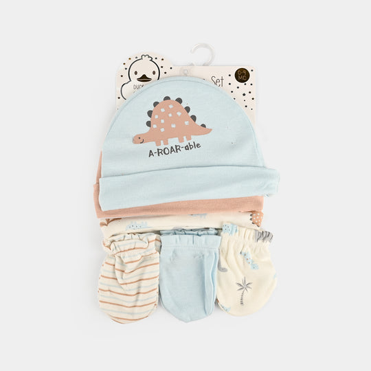 Baby Cap & Mitten Pack Of 6