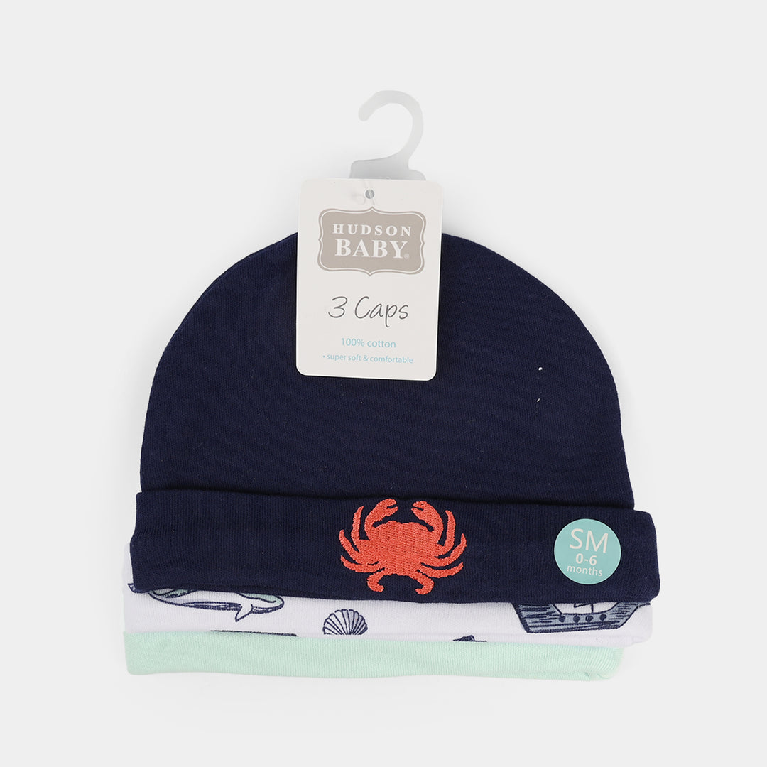 Pack OF 3 Baby Cap/Hat Set