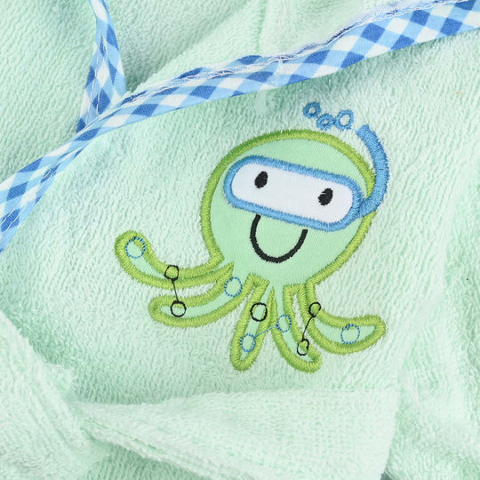 HOODED BABY BATH GOWN/BATH ROBE