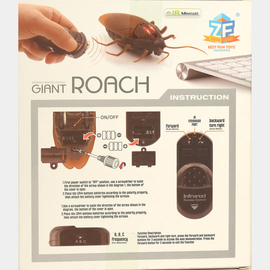 Remote-Controlled Toy Cockroach For Kids