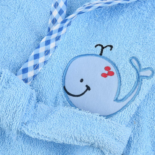 HOODED BABY BATH GOWN/BATH ROBE