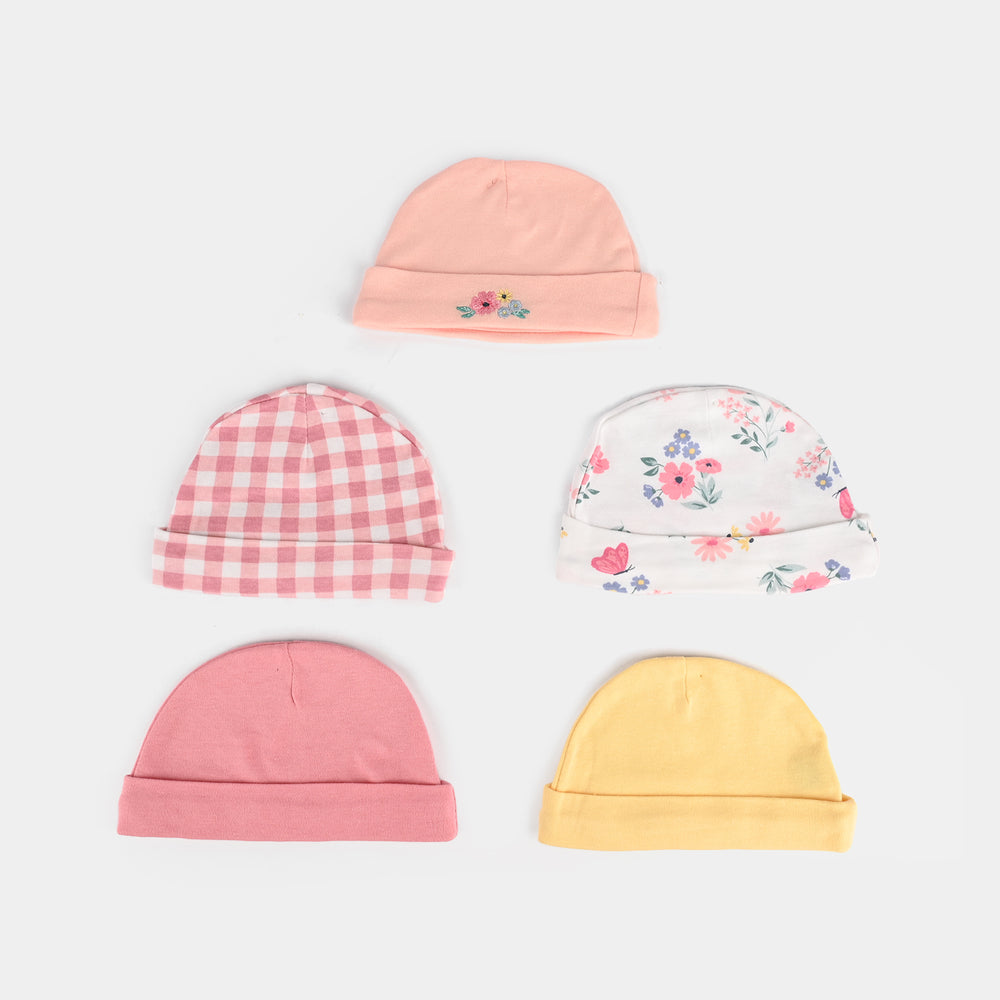 5Pcs Cap & 3Pcs Mitten Set