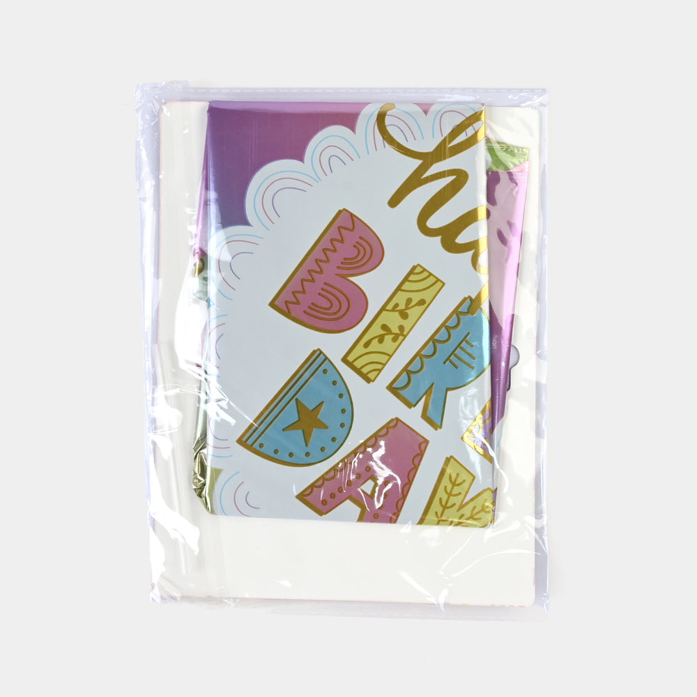 Happy Brithday Foil Balloon Set | 5Pcs