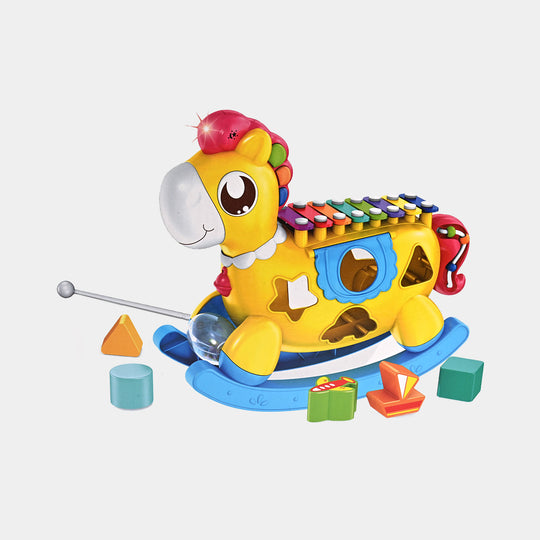 5 in 1 Rocking Horse Xylophone